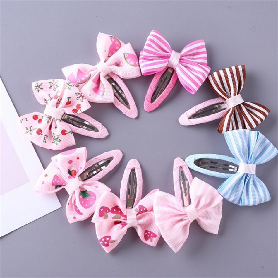 8-pack Pretty Bowknot Hairpins for Girls Only $4.49 PatPat US